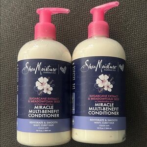 2x SheaMoisture Miracle Multi-Benefit Conditioner - 13 oz each
